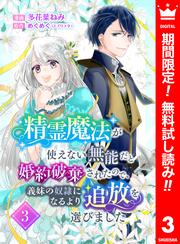 【無料】精霊魔法が使えない無能だと婚約破棄されたので、義妹の奴隷になるより追放を選びました
