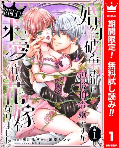 【無料】婚約破棄された辺境伯令嬢ですが、敵国王に求愛されて花嫁になりました 1